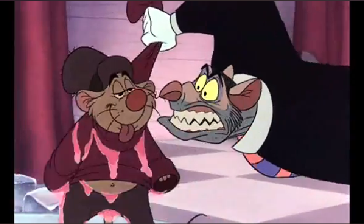 High Quality Ratigan and Bartholomew Blank Meme Template