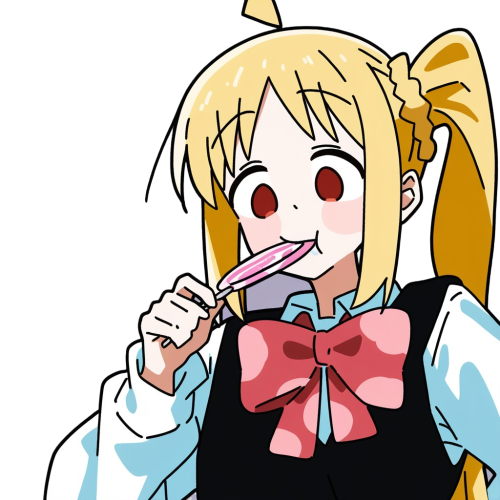 Ijichi Nijika (Bocchi) Blank Meme Template