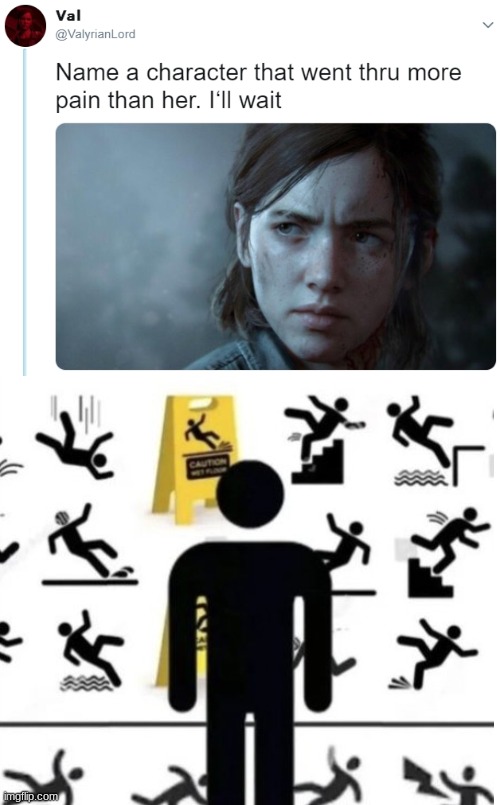 dayum | image tagged in name one character who went through more pain than her,idk what to put here,oh wow are you actually reading these tags | made w/ Imgflip meme maker