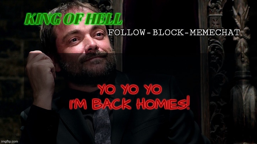 Comment if u don't know who I am lol | YO YO YO
I'M BACK HOMIES! | image tagged in crowley announcement temp | made w/ Imgflip meme maker