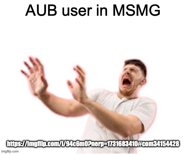 Blud really commented on a 2 month old meme | AUB user in MSMG; https://imgflip.com/i/94c6m0?nerp=1731683410#com34154428 | image tagged in he left all caps on custom | made w/ Imgflip meme maker