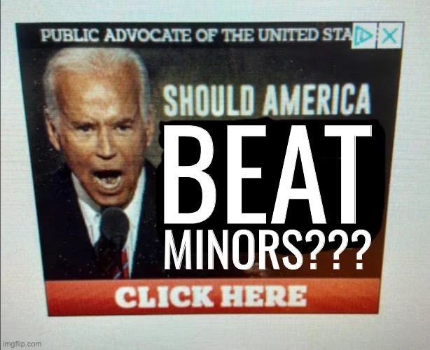 EDP Diddy approve this message | BEAT; MINORS??? | image tagged in should america | made w/ Imgflip meme maker