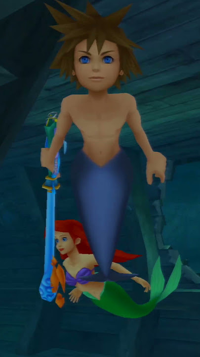 sora and ariel Blank Meme Template