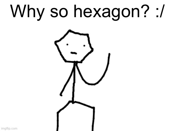 Why so hexagon? :/ | made w/ Imgflip meme maker