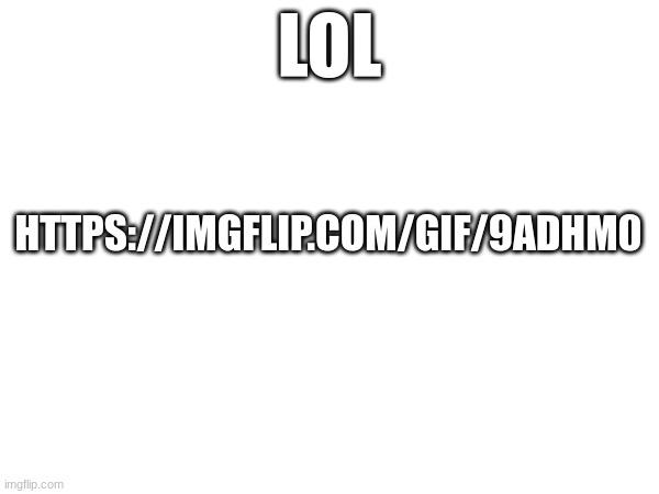 https://imgflip.com/gif/9adhm0 | LOL; HTTPS://IMGFLIP.COM/GIF/9ADHM0 | made w/ Imgflip meme maker