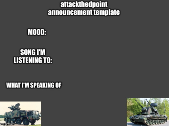 High Quality attackthedpoint announcement template Blank Meme Template