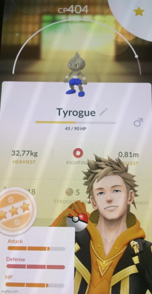 Is it worth saving this shiny Tyrogue from a 10 km egg? | made w/ Imgflip meme maker