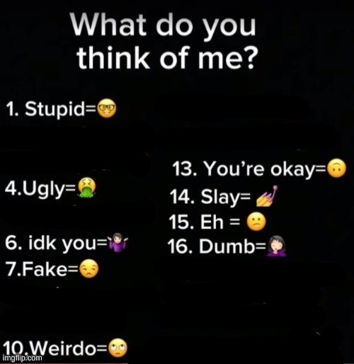 Be honest | image tagged in what do you think of me | made w/ Imgflip meme maker