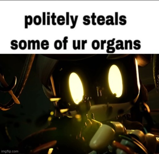 High Quality Politely steals your organs Blank Meme Template