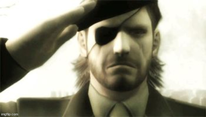 Big Boss Salute | image tagged in big boss salute | made w/ Imgflip meme maker