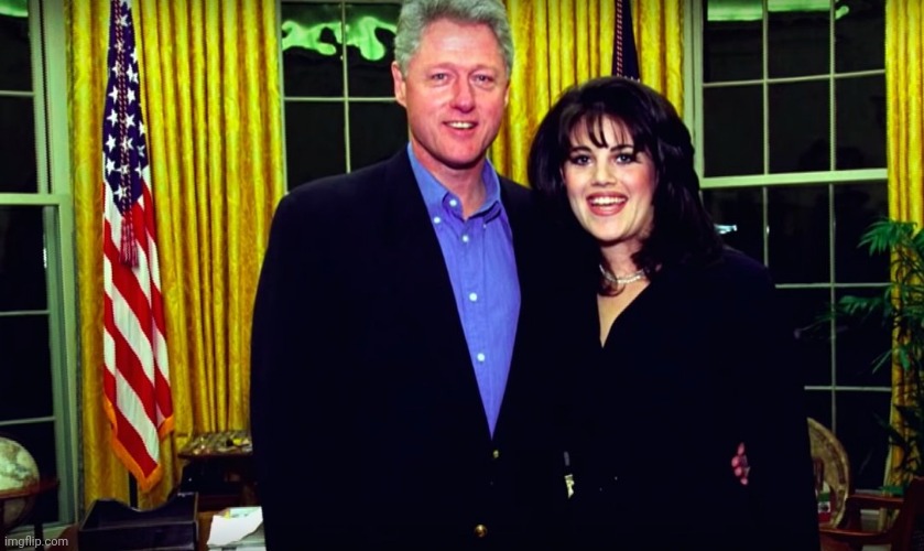 Bill Clinton and Monica Lewinsky | image tagged in bill clinton and monica lewinsky | made w/ Imgflip meme maker