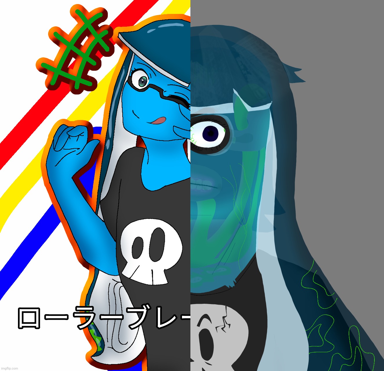 Jokes on yall I actually made the drawing to make this shitpost | made w/ Imgflip meme maker