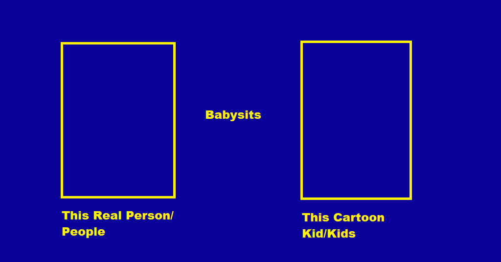 What if this Person Babysits this Cartoon Kid Blank Meme Template