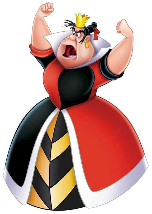 Red Queen The Queen of Hearts Blank Meme Template