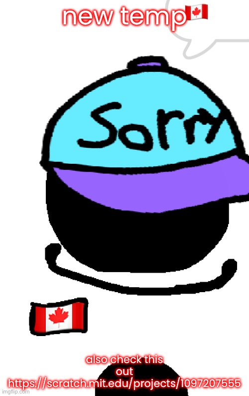 Canadian Divvy | new temp; also check this out
https://scratch.mit.edu/projects/1097207555 | image tagged in canadian divvy | made w/ Imgflip meme maker