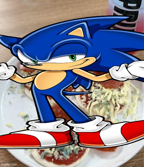 sonic prime | image tagged in lunchly prime | made w/ Imgflip meme maker