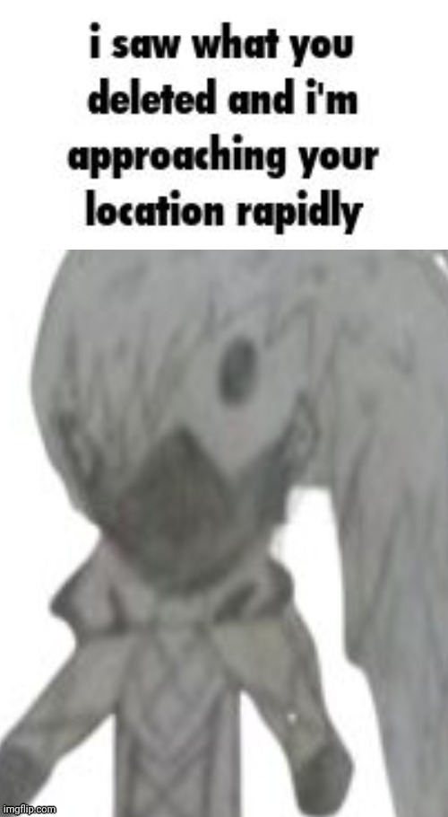 @B.1Clanker | image tagged in liam plush saw what you deleted | made w/ Imgflip meme maker