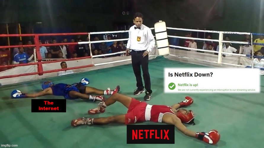 You got knocked the hell out | image tagged in knockout,knocked the hell out,netflix,mike tyson,jake from state farm | made w/ Imgflip meme maker