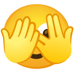 Peeking emoji transparent Meme Template