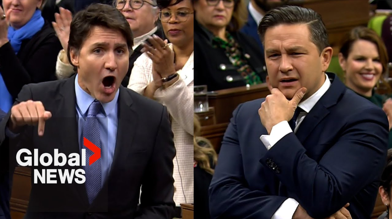 trudeau and polievere Blank Meme Template