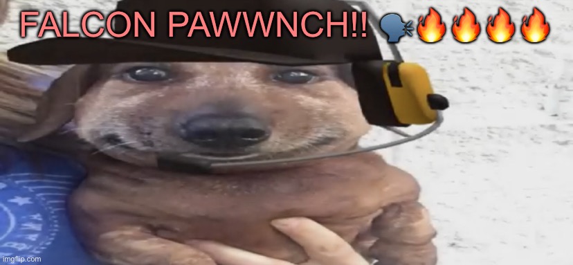 chucklenuts | FALCON PAWWNCH!! 🗣️🔥🔥🔥🔥 | image tagged in chucklenuts | made w/ Imgflip meme maker