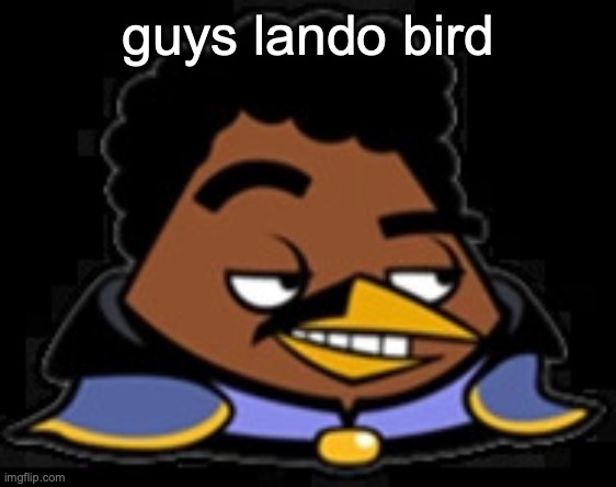 Lando Bird | guys lando bird | image tagged in lando bird | made w/ Imgflip meme maker