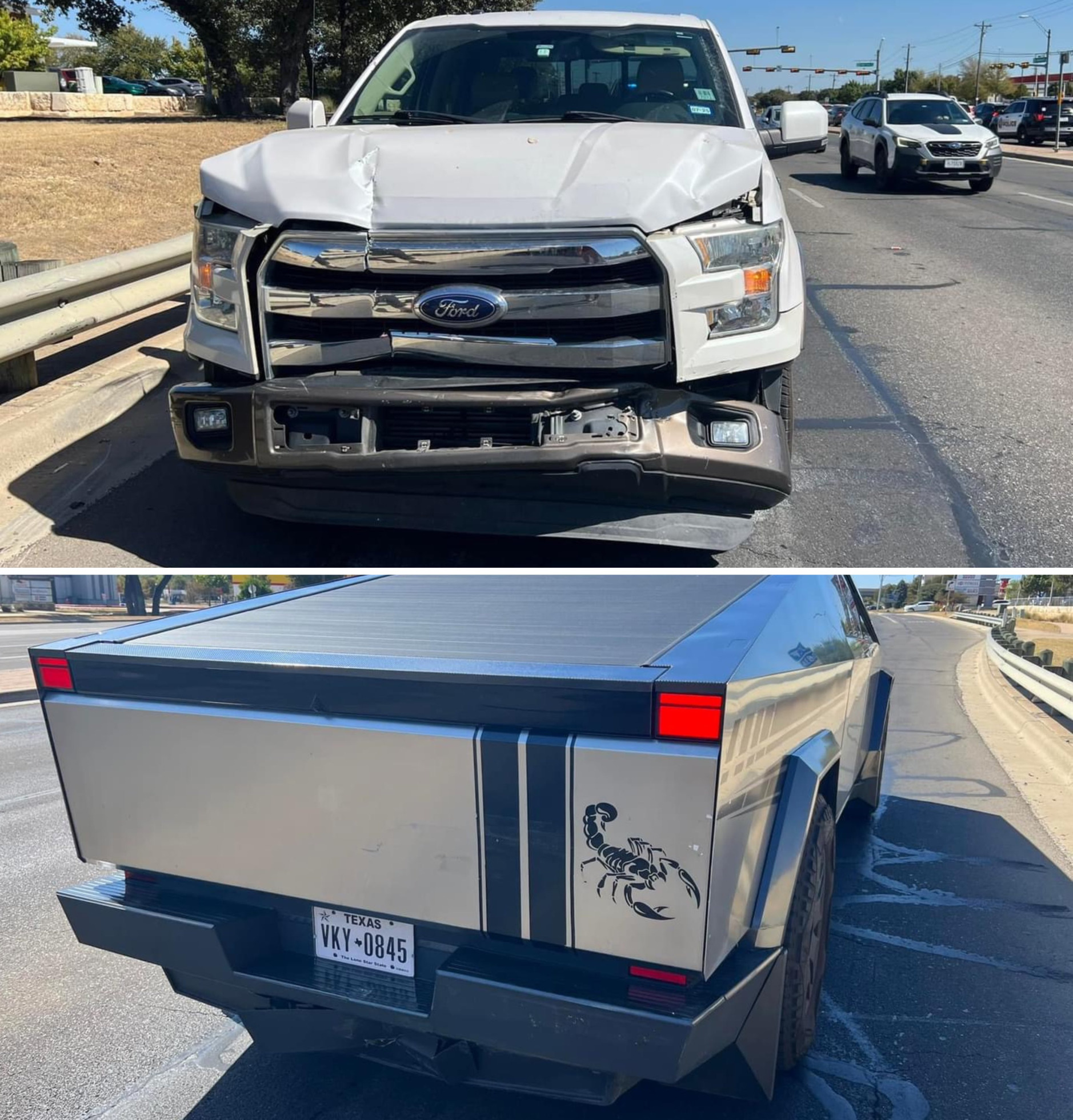 Cybertruck vs Ford Blank Meme Template