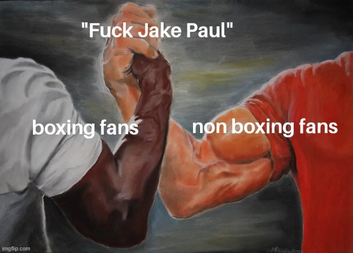 image tagged in boxing,jake paul | made w/ Imgflip meme maker