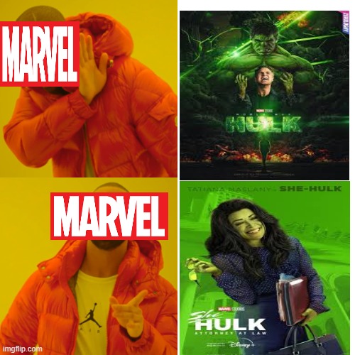 World Law She Hulk | image tagged in memes,drake hotline bling | made w/ Imgflip meme maker