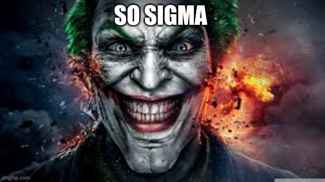 Jonkler | SO SIGMA | image tagged in jonkler | made w/ Imgflip meme maker