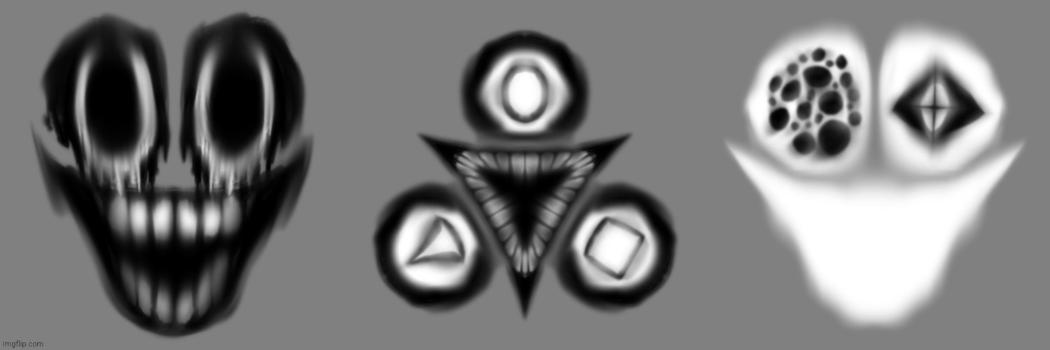 3 entity designs I made | made w/ Imgflip meme maker