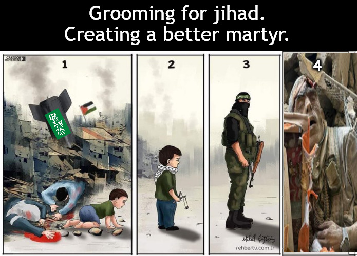 Another Islamic Personality Cult | Grooming for jihad.
Creating a better martyr. 4 | image tagged in meme,politics,islam,palestine,israel,hamas | made w/ Imgflip meme maker