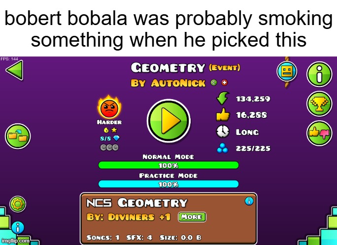 maaan this level sucks | bobert bobala was probably smoking
something when he picked this | image tagged in bad level | made w/ Imgflip meme maker