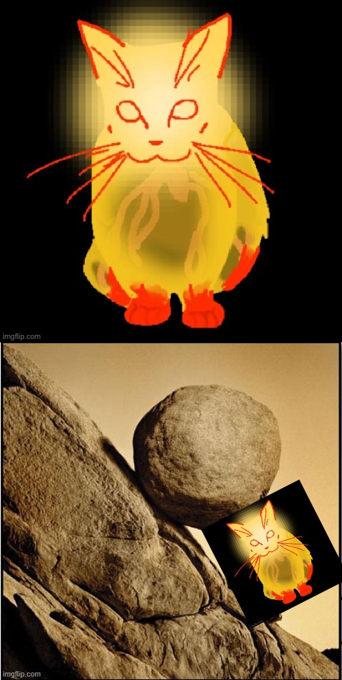 (me and the birds intensifies) | image tagged in sisyphus prime cat,sisyphus | made w/ Imgflip meme maker