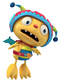 Henry hugglemonster wearing helmet Blank Meme Template