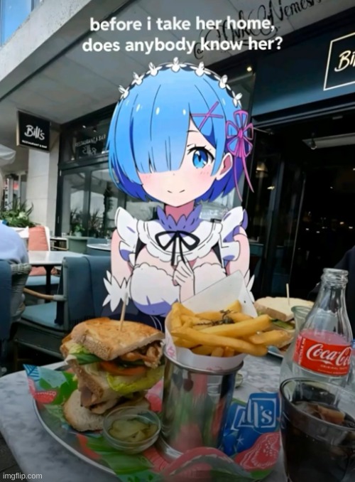 Who is Rem? | image tagged in re zero,rem | made w/ Imgflip meme maker