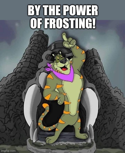 It's Grrrrrayskull! | BY THE POWER OF FROSTING! | image tagged in frosted flakes,tony the tiger,skeletor,he-man,masters of the universe | made w/ Imgflip meme maker