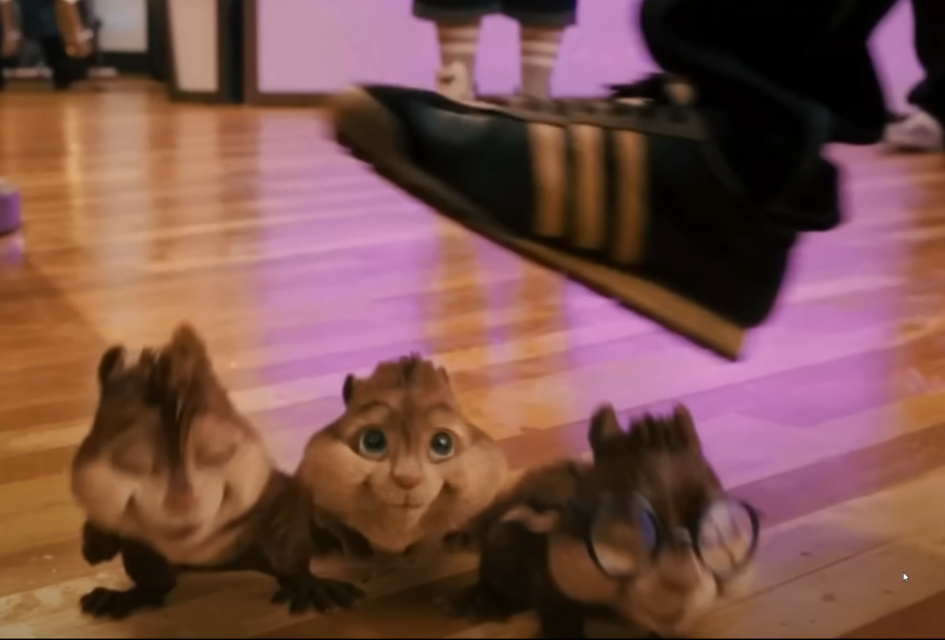 chipmunks boot Blank Meme Template