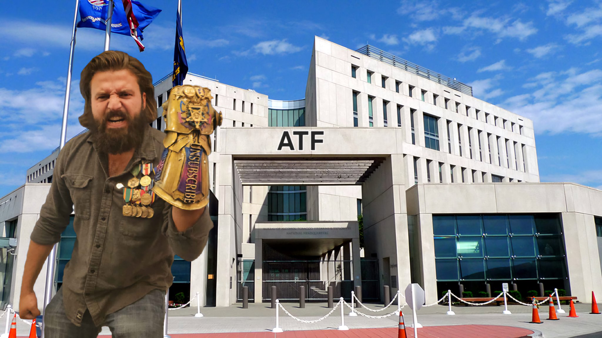 Thanos Brandon at the ATF Blank Meme Template