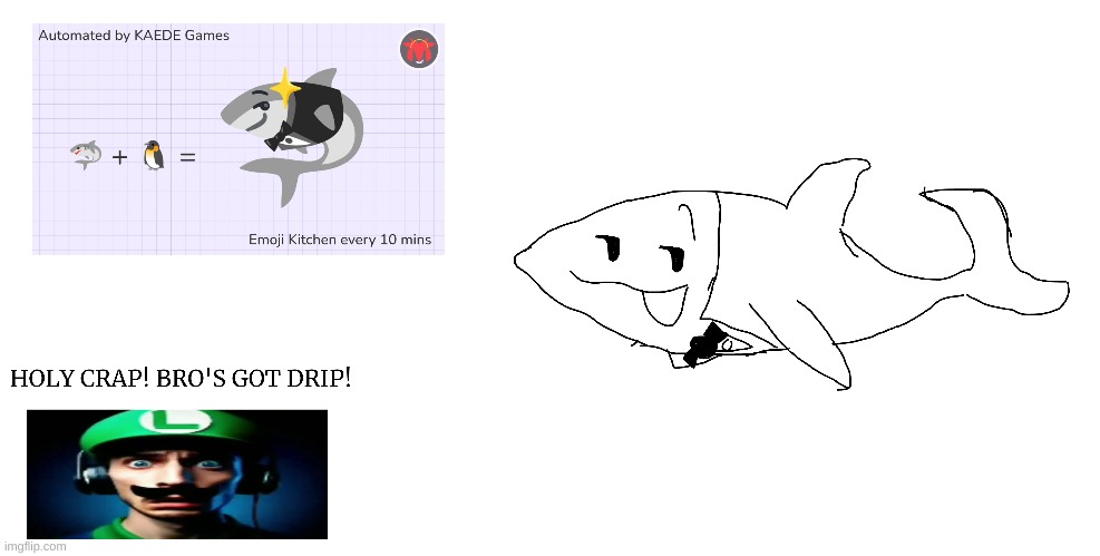 fanart of some shark on twitter i guess | image tagged in art,drawing,fanart | made w/ Imgflip meme maker