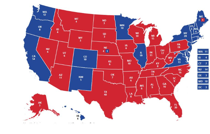 High Quality Map of Electoral Fraud in Blue Blank Meme Template