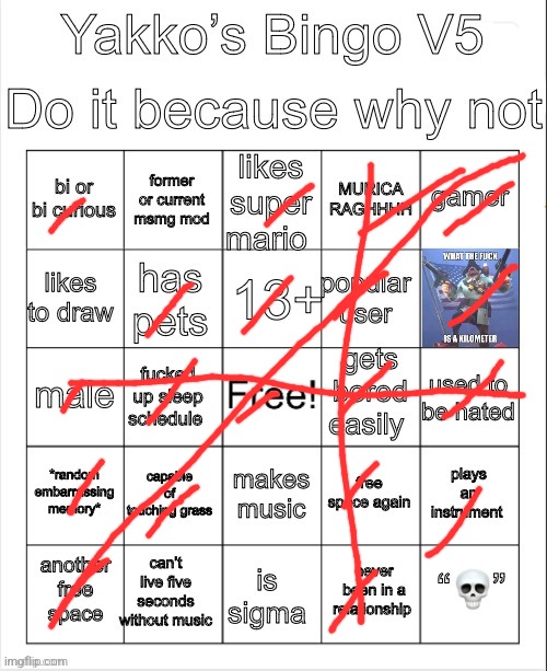 Accidentally posted in politics | image tagged in yakko s bingo v5 | made w/ Imgflip meme maker