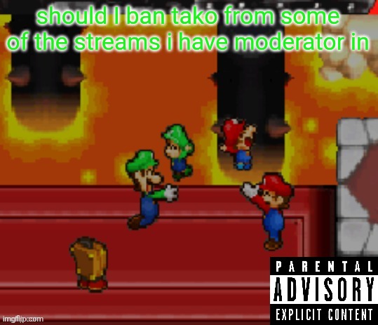 Its Marvin and Luggage time | should I ban tako from some of the streams i have moderator in | image tagged in best album cover ever | made w/ Imgflip meme maker