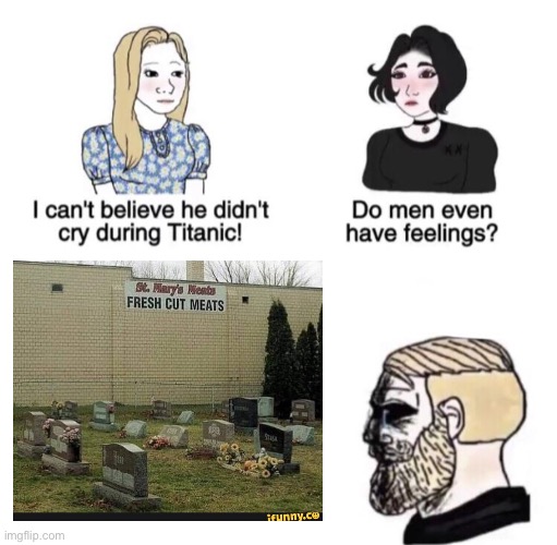 Dark/Messed Up Memes | image tagged in chad crying | made w/ Imgflip meme maker