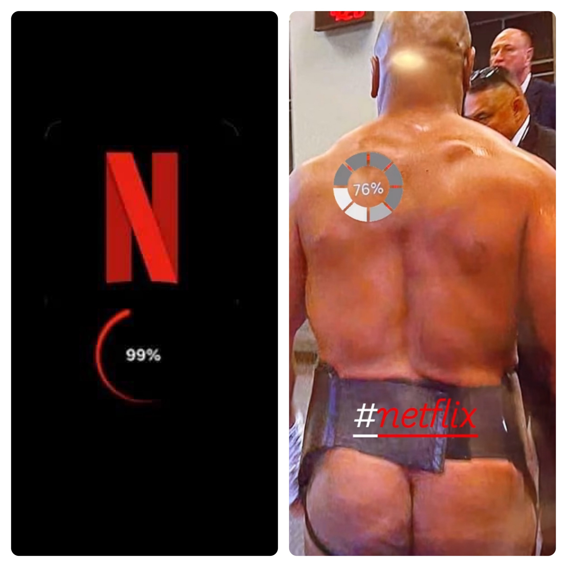 Mike Tyson Netflix buffering Blank Meme Template