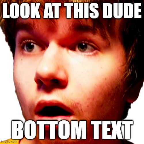 itsVlad | LOOK AT THIS DUDE; BOTTOM TEXT | image tagged in itsvlad,gorilla tag | made w/ Imgflip meme maker