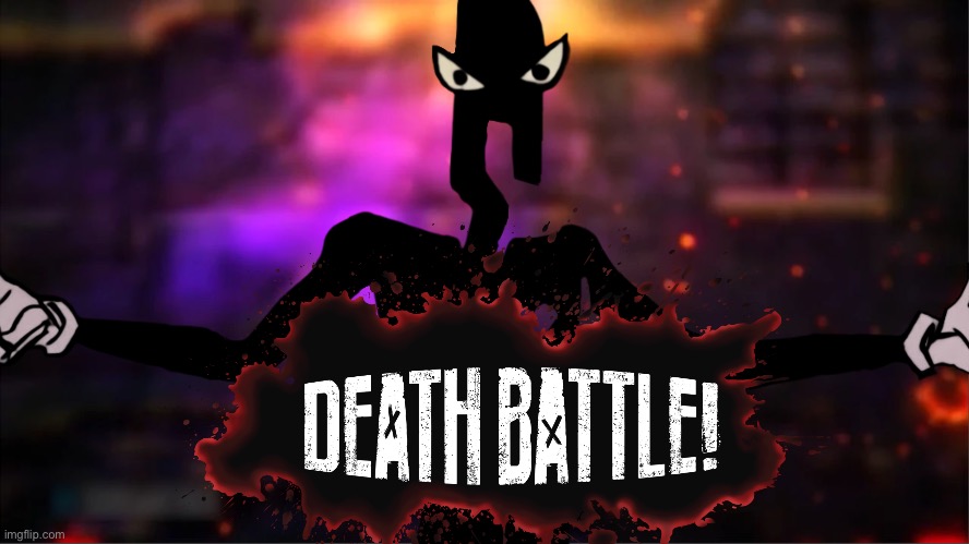 Mr. Nobody warps DEATH BATTLE! (I need opponents for this guy) | image tagged in death battle | made w/ Imgflip meme maker