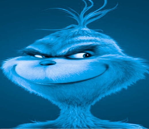 blue grinch Blank Meme Template