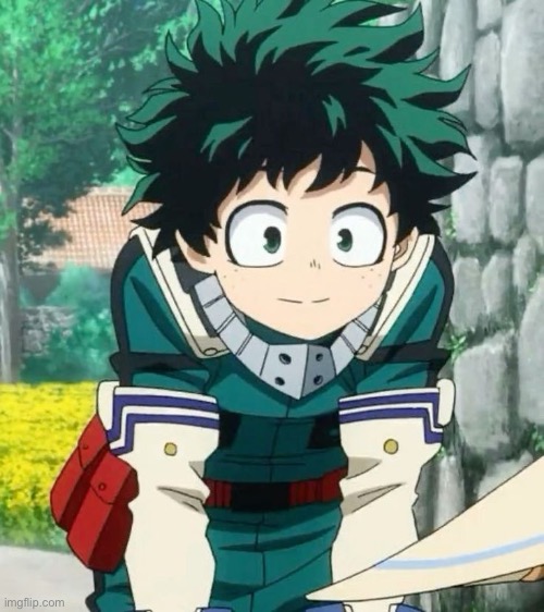 I may or may not have a little crush on deku | made w/ Imgflip meme maker