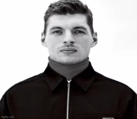 image tagged in black and white max verstappen | made w/ Imgflip meme maker